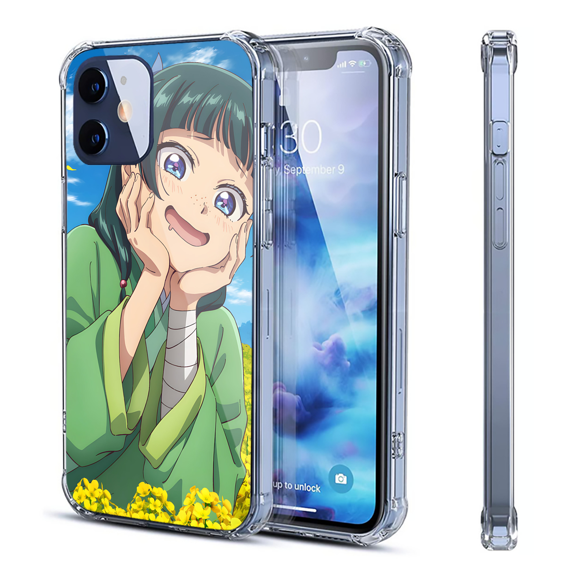 （画像用） 薬屋のひとりごと The Apothecary Diaries 【iPhone 12シリーズ対応】透明スマホケース（クリアソフトケース）